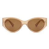 S1188 - Round Oval Retro Cat Eye Vintage Fashion Sunglasses