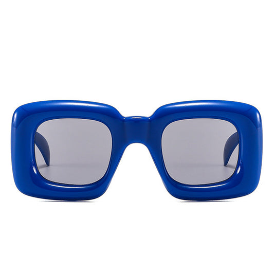 HK1032 - Flat Top Junior Colorful Square Kids Wholesale Sunglasses