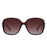 PT28042 - Women Classic Fashion Square Oversize Polarized Chic Sunglasses