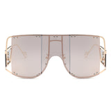 HJ3007-1 - Oversize Square Modern Women Large Fashion Wholesale Sunglasses
