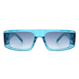 HS1040-1 - Rectangle Vintage Flat Top Retro Fashion Sunglasses