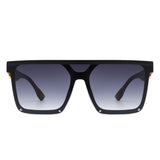 HS2137 - Square Flat Top Women Fashion Oversize Wholesale Sunglasses