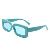 HS1196 - Rectangle Flat Lens Fashion Tinted Square Wholesale Sunglasses - Iris Fashion