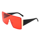 HJ3013 - Women Oversize Square Large Flat Top Fashion Sunglasses