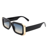 HS2089 - Rectangle Narrow Fashion Tinted Square Sunglasses