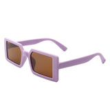 HK1024 - Kids Children Rectangle Flat Top Junior Sunglasses
