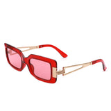 HS2117 - Women Chic Square Irregular Design Fashion Sunglasses