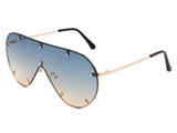 HW3006 - Retro Oversize Aviator Tinted Fashion Sunglasses