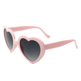 S1203 - Playful Mod Clout Women Heart Shape Fashion Sunglasses