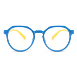 HK1009 - Kids Round Geometric Children Blue Light Blocker Glasses
