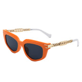 HS2140 - Women Chic Chain Link Design Fashion Cat Eye Wholesale Sunglasses