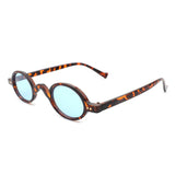 HS1037 - Retro Circle Small Round Narrow Slim Vintage Sunglasses