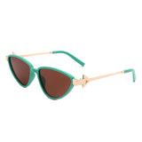 HS2125 - Women Triangle Retro Fashion Cat Eye Wholesale Sunglasses