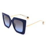 HS2024 - Women Square Oversize Retro Fashion Cat Eye Sunglasses