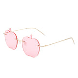 HW2011 - Rimless Apple Shape Party Frameless Tinted Sunglasses