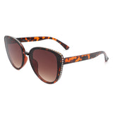 S1210 - Women Chic Rhinestone Design Fashion Cat Eye Wholesale Sunglasses