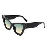 HS1206-1 - Retro Fashion Square High Pointed Cat Eye Wholesale Sunglasses