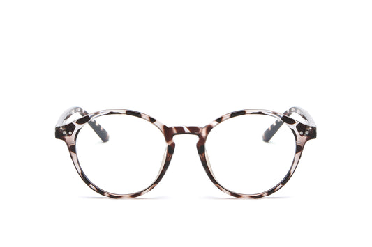 B1009 - Classic Circle Round Blue Light Blocker Fashion Glasses