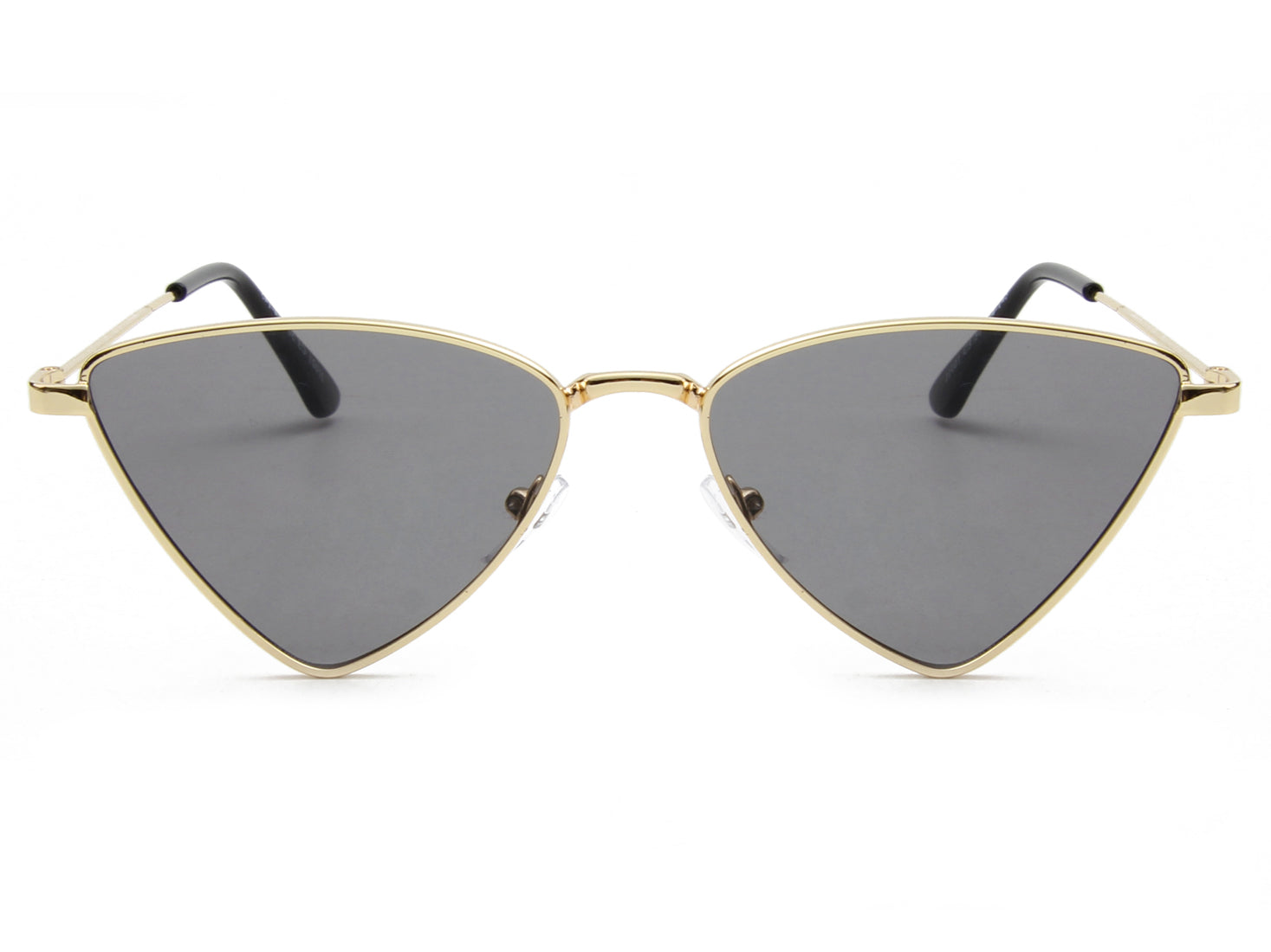 J1001 - Women Triangle Metal Cat Eye Fashion Sunglasses - Iris Fashion Inc. | Wholesale Sunglasses and Glasses