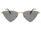 J1001 - Women Triangle Metal Cat Eye Fashion Sunglasses - Iris Fashion Inc. | Wholesale Sunglasses and Glasses