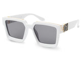 S2033 - Classic Retro Vintage Square Fashion Sunglasses