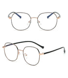 HBJ2007 - Round Geometric Blue Light Blocker Fashion Glasses