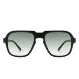 HS1192 - Retro Square Fashion Aviator Vintage Wholesale Sunglasses