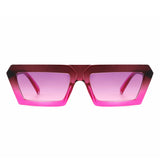 HS1132 - Rectangle Narrow Retro Slim Square Wholesale Sunglasses