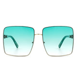 HJ2033 - Square Tinted Fashion Oversize Women Sunglasses