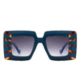 HS2118 - Fashion Square Flat Top Oversize Women Wholesale Sunglasses