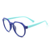 HK1009 - Kids Round Geometric Children Blue Light Blocker Glasses