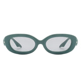 HS1163 - Round Narrow Oval Chic Fashion Wholesale Sunglasses
