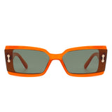 HS2091 - Rectangle Tinted Modern Fashion Square Wholesale Sunglasses