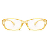 HB2019 - Rectangle Wrap Computer Anti Strain Blue Light Blocking Glasses