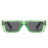 HS1149 - Rectangle Retro Flat Top Tinted Square Fashion Wholesale Sunglasses