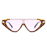 HS2063 - Triangle Mod Irregular Fashion Vintage Geometric Retro Sunglasses