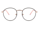 HBJ2018 - Circle Round Retro Fashion Blue Light Blocker Glasses