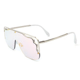 HJ3006 - Square Half Frame Irregular Fashion Sunglasses