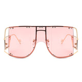HJ3007-1 - Oversize Square Modern Women Large Fashion Wholesale Sunglasses