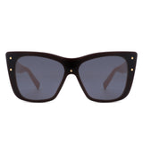 HS2104 - Women Retro Square Tinted Cat Eye Fashion Sunglasses