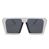 HS2010-1 - Women Fashion Square Retro Oversize Wholesale Sunglasses