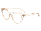 HBJ2013 - Women Retro Bold Round Cat Eye Fashion Blue Light Blocker Glasses