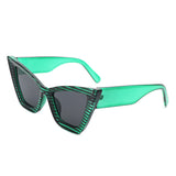 HS1206-1 - Retro Fashion Square High Pointed Cat Eye Wholesale Sunglasses