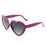 S1203 - Playful Mod Clout Women Heart Shape Fashion Sunglasses