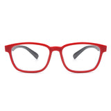 HK1014 - Children Rectangle Classic Blue Light Blocking Kids Glasses