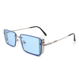 HJ3009 - Retro Rectangle Flat Top Fashion Square Wholesale Sunglasses