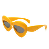 HK1031 - Girls Lips Shape Fun Tinted Kids Wholesale Sunglasses