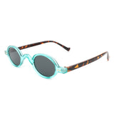 HS1037 - Retro Circle Small Round Narrow Slim Vintage Sunglasses