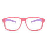 HK1012 - Children Rectangle Classic Blue Light Blocker Glasses