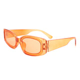 HS18063 - Retro Rectangle Vintage Small Square Fashion Sunglasses
